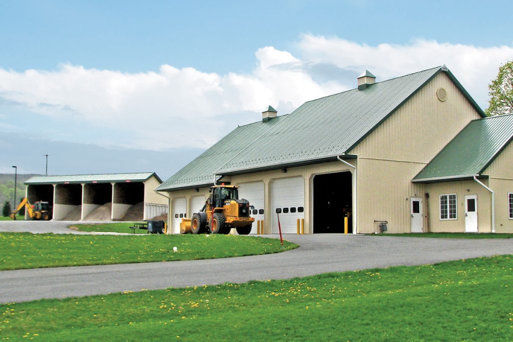 Bulk & Salt Storage project by Conestoga